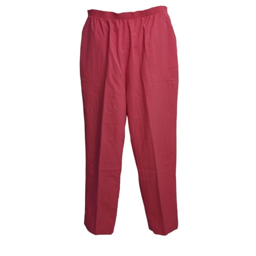 VINTAGE 90s pink pull on barbiecore‎ nylon windbreaker pants L/XL